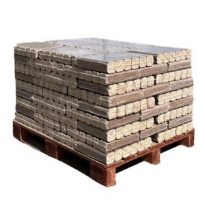 Holzbriketts zum Verbrennen