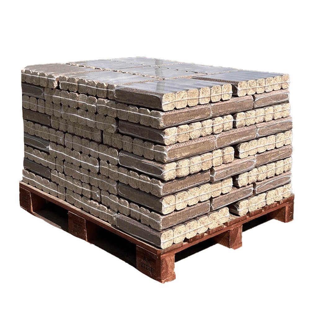 Holzbriketts zum Verbrennen