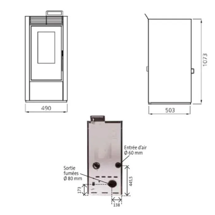 Pelletöfenpaket MARINA 14 kW – Bild 4